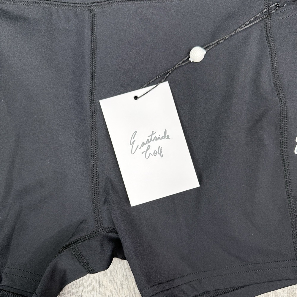 Eastside Golf Shorts Sz S Compression Gym Nwt Logo Womens Golfing Pockets Black — image 3 of 8